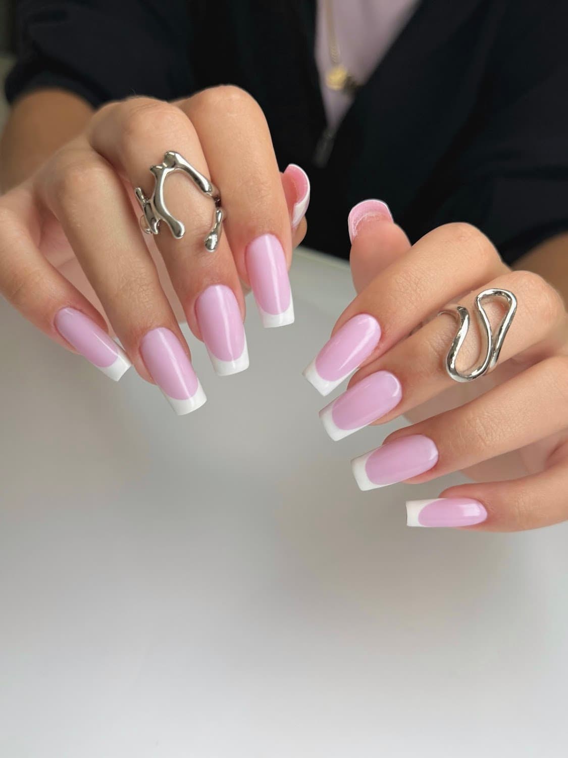 Pink ombré gel set
